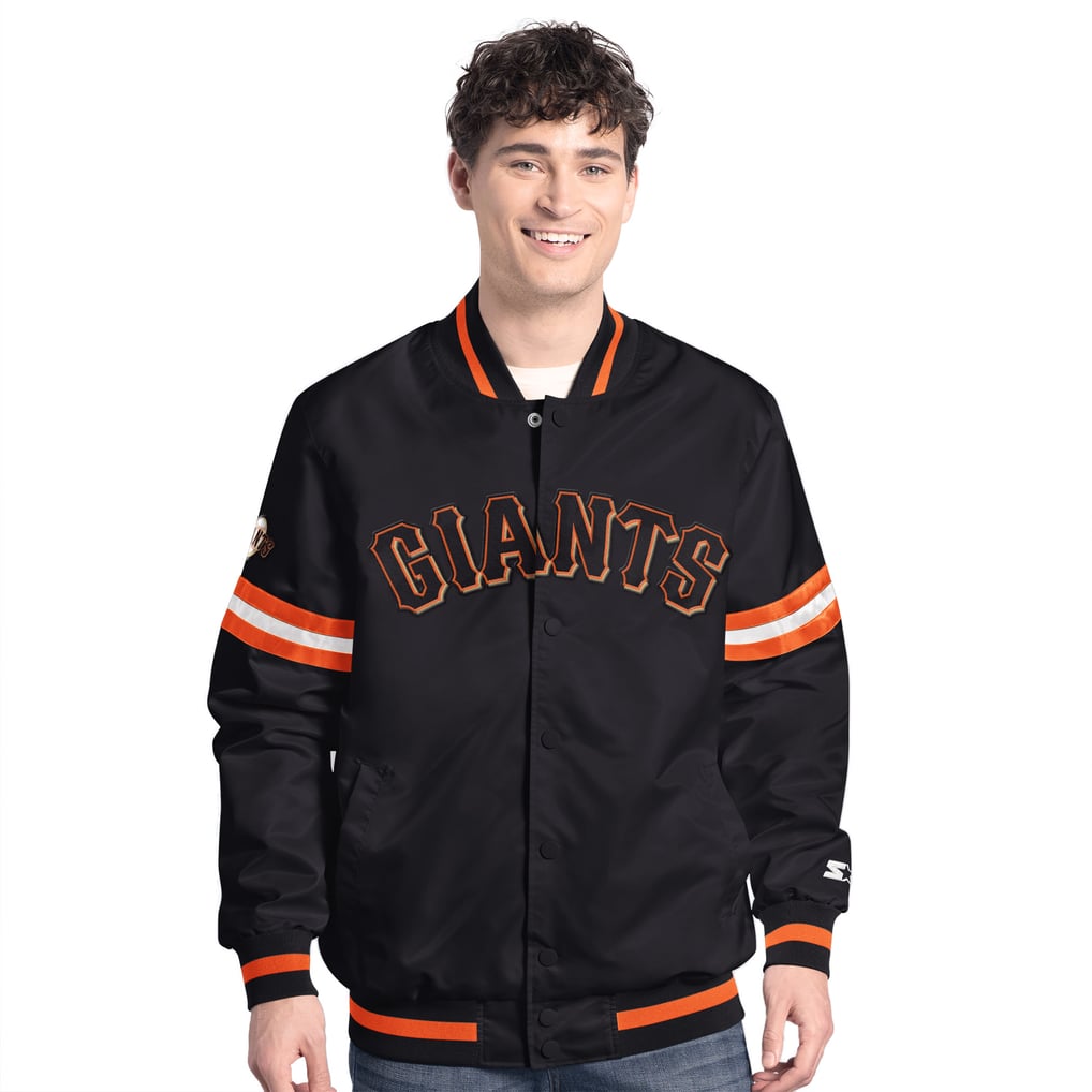  San Francisco Giants Starter Scout Full-Snap Varsity Jacket - Black